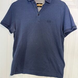 BOSS Men's Blue Polo Shirt